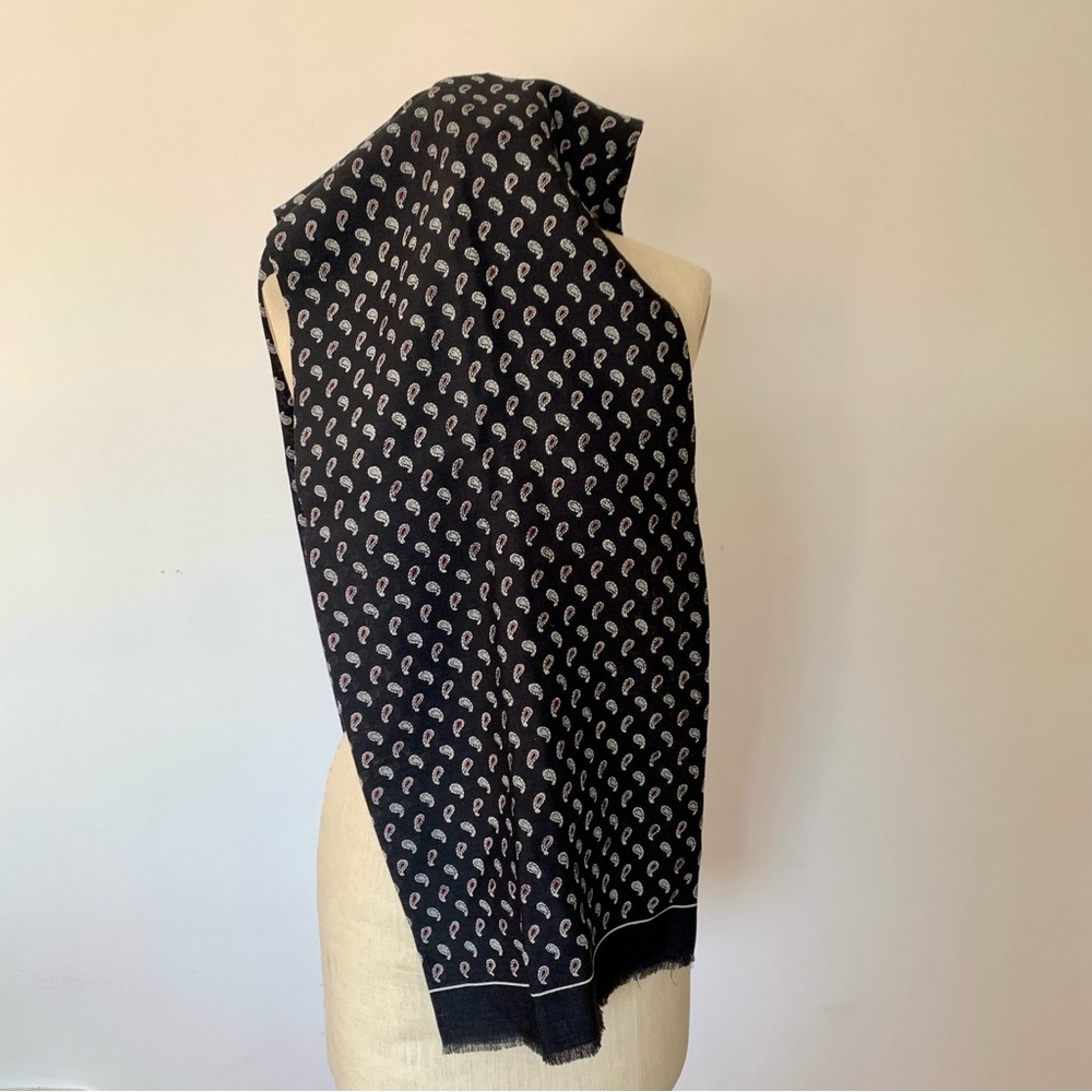 Perry Ellis Men’s Paisley Wool Scarf